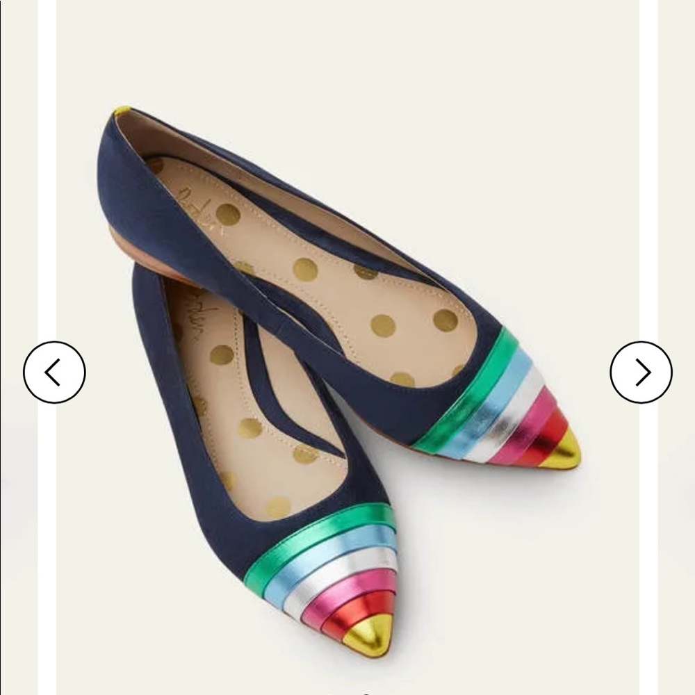 ISO Boden Louise Flats in Navy, size 8 or 8.5